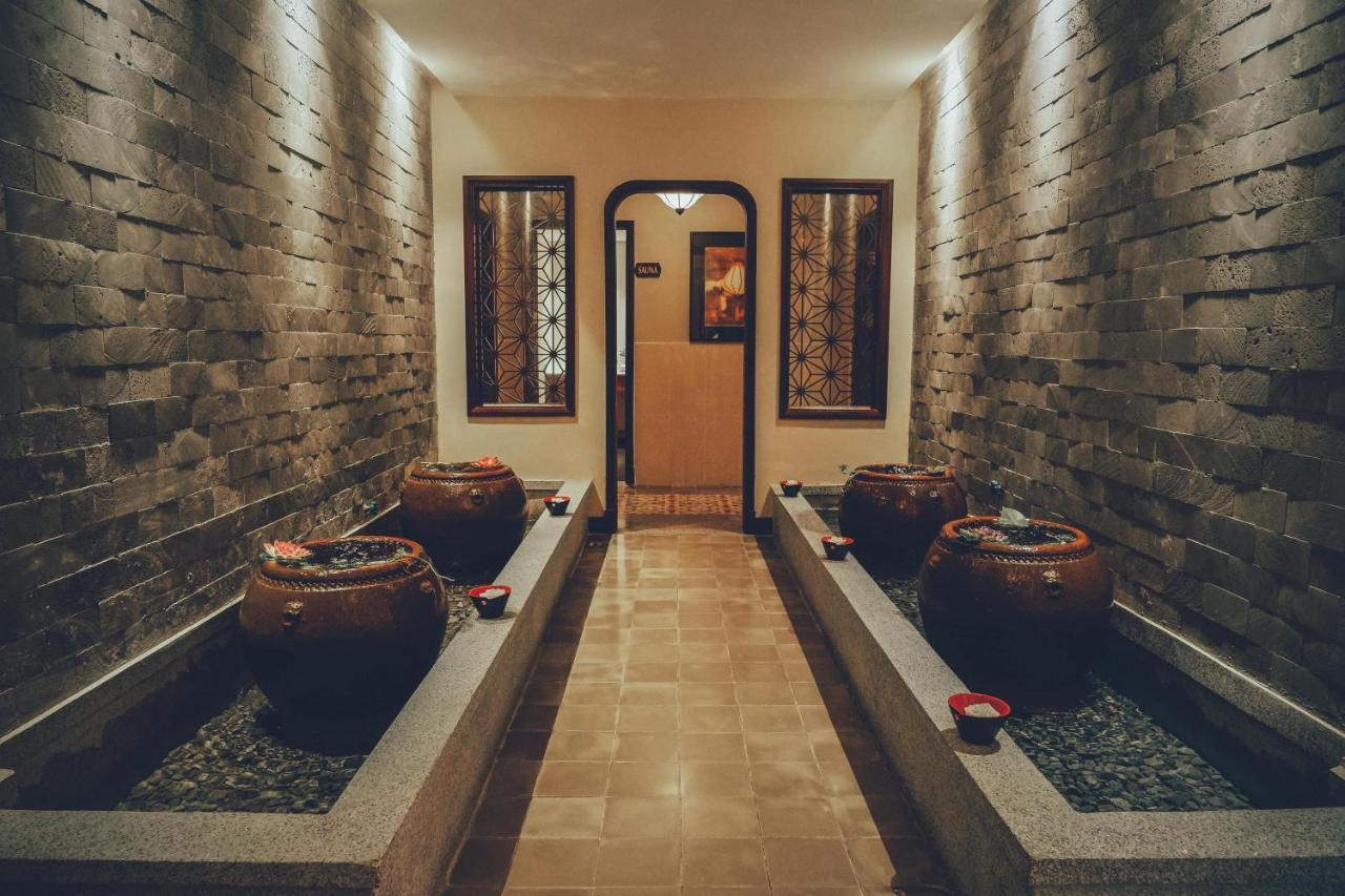 فندق وسبا اليجرو هوي آن - إيه ليتل بوتيك لوكس هوي ان المظهر الخارجي الصورة A foot bath at a spa